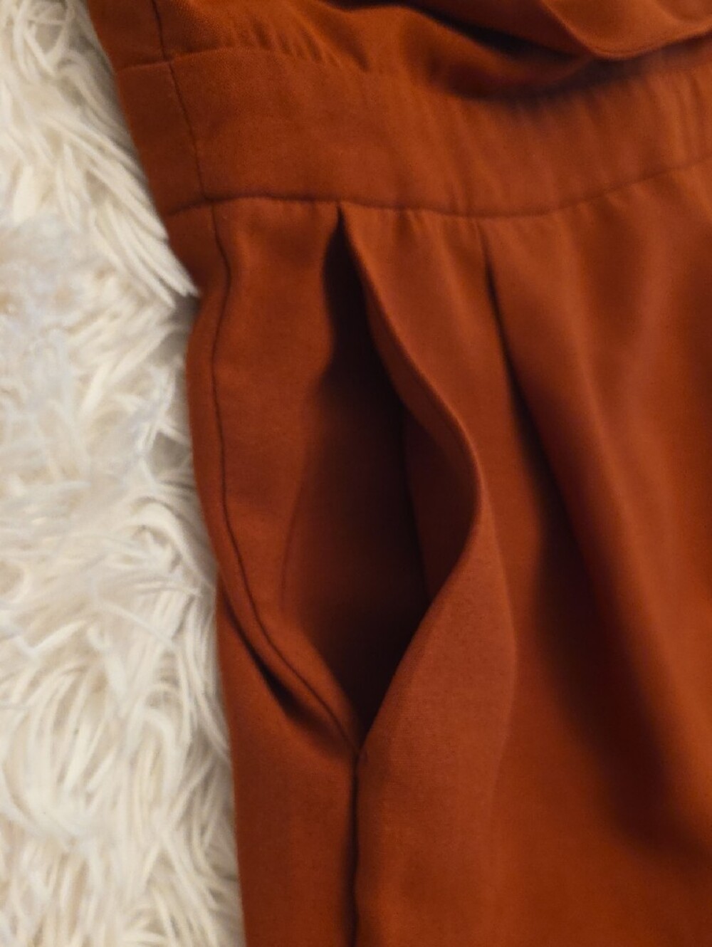 Style Rack Rust Spaghetti-Strap Wide-Leg Jumpsuit - Picture 5 of 5